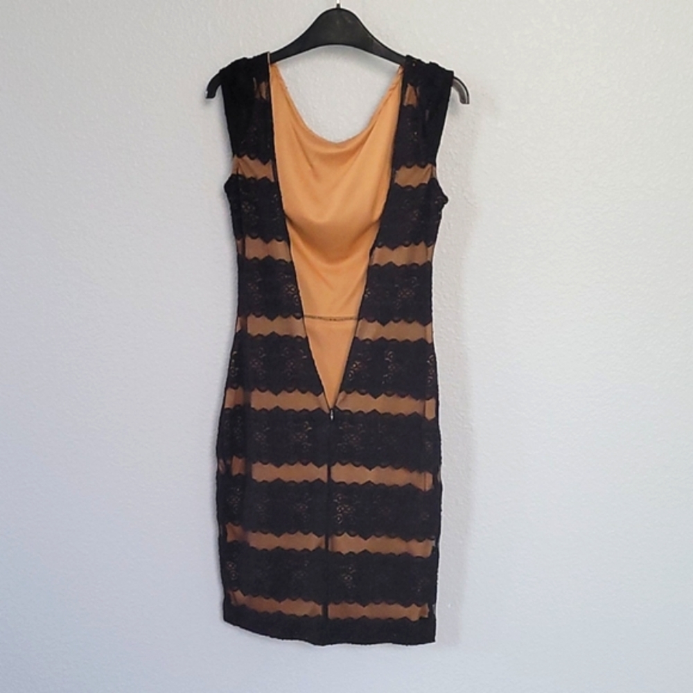 Mystic, size small, black lace dress - Picture 3 of 6